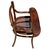 Antique Vienna Secession Bent Oak & Caine Children's High Chair by Thonet For Sale - Image 4 of 8