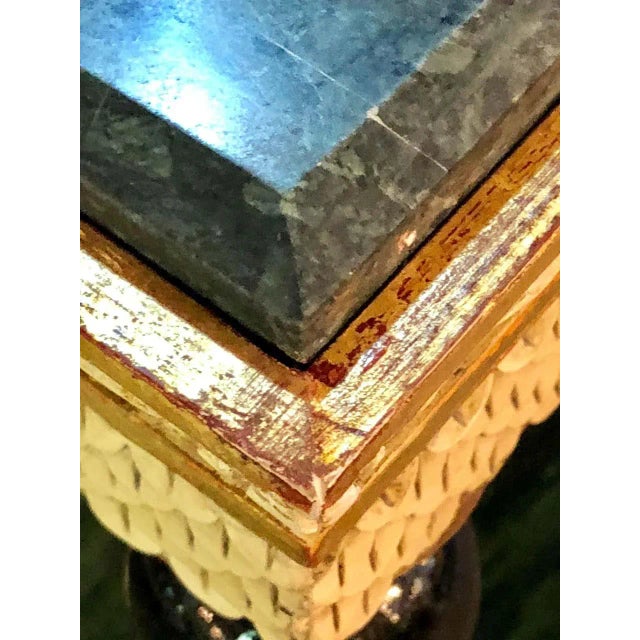 Neoclassical Style Marble-Top Consoles Attributed to Maison Jansen - a Pair For Sale - Image 9 of 13