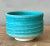 Aqua Vintage Boho Studio Pottery Bowl For Sale - Image 8 of 12
