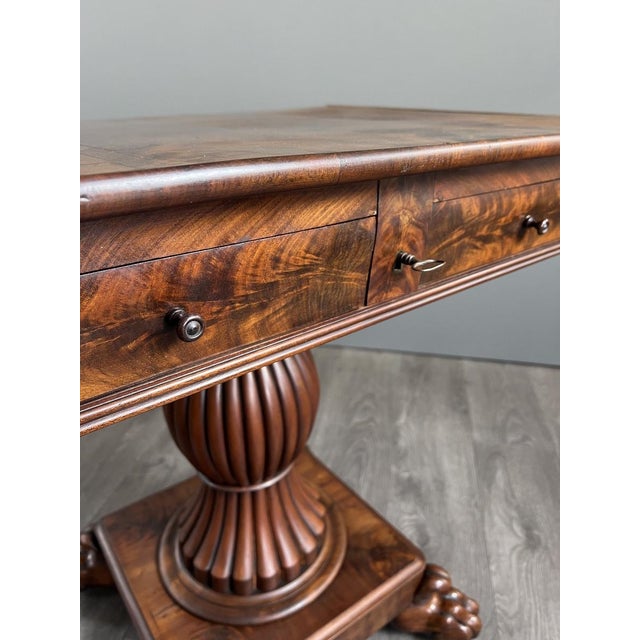 Wood 19th Century Mahogany Drop-Leaf Table For Sale - Image 7 of 13