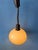 Vintage Beige Acrylic Glass Mushroom Pendant Lamp For Sale - Image 4 of 11
