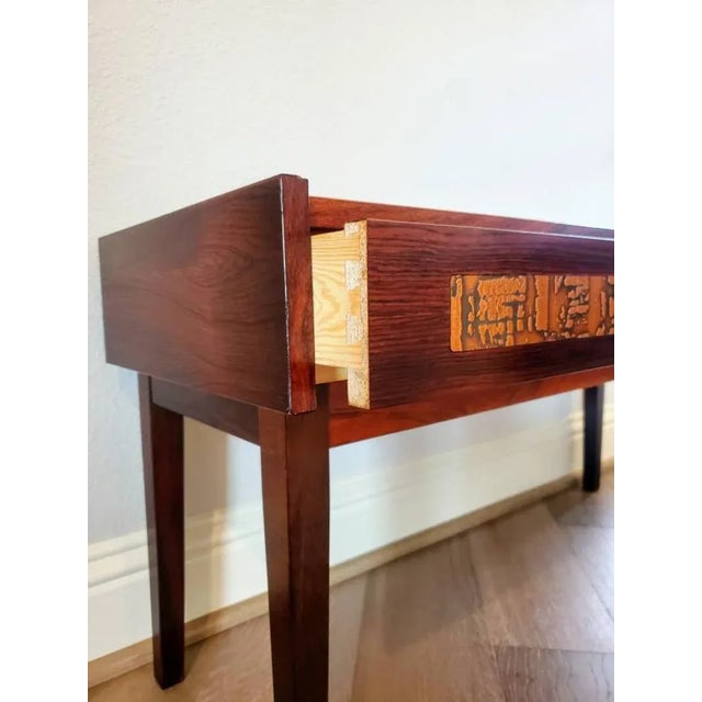 Mid-Century Danish Modern Pedersen & Hansen Console Mirror Set For Sale In Dallas - Image 6 of 11