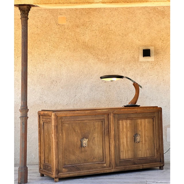 Brown Vintage Counters in Oak, 1920s, Set of 2 For Sale - Image 8 of 12