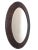 Wood Round Mirror, Italy, 1960s For Sale - Image 7 of 7
