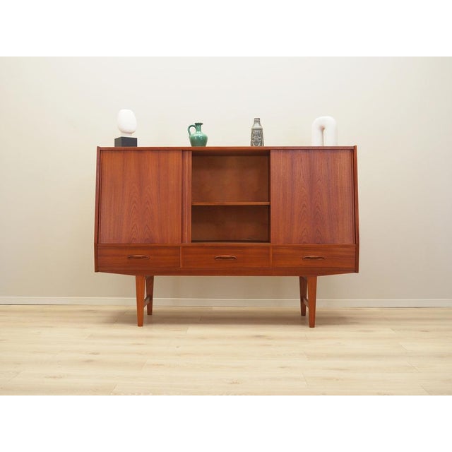 Danish Teak Highboard, 1960s For Sale - Image 3 of 18