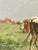 Aymar Alexandre Pezant, Cows in a Meadow in Spring, Oil on Canvas, Framed For Sale - Image 6 of 10