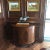 This is a new traditional mahogany Demilune two door cabinet. It’s design was inspired by the Hepplewhite cabinets from...