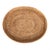 Boho Chic Artifacts Rattan Oval Tray With Cutout Handles, Honey Brown, 18" For Sale - Image 3 of 5