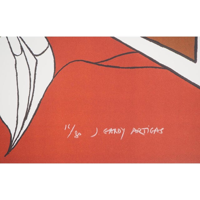 Joan Gardy Artigas, Singapore, Original Signed Lithograph For Sale - Image 5 of 6