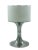Silver Metal Table Lamp with White Acrylic Shade, Italy, 1970s For Sale - Image 3 of 7