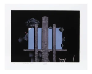 Mario Avati, Les Yeux Bleus De Michel, Mezzotint
