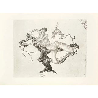 1947 Paul Klee Engraving 1 Virgin in the Tree-1903 Reproduction For Sale