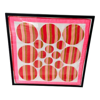 Vintage Vera Neumann Framed Scarf For Sale