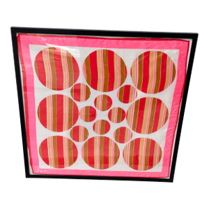 Vintage Vera Neumann Framed Scarf