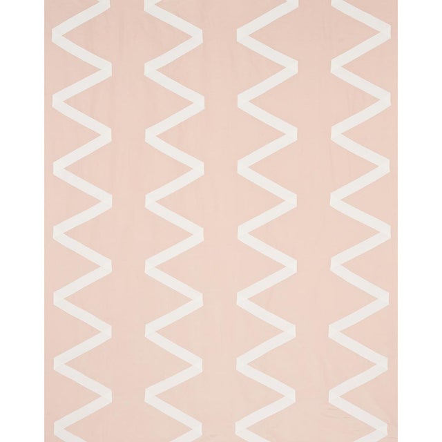 A gorgeous silk-linen fabric embellished with a surprising zigzag grosgrain ribbon, Legere is an elegant yet delightfully...