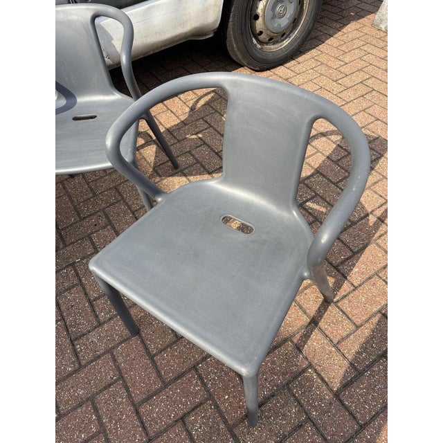 Grey Patio Chairs by Jasper Morrison for Magis, Set of 5 For Sale - Image 4 of 8