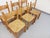 Vintage Brutalist Chairs in Oak and Straw, 1960s, Set of 6 For Sale - Image 10 of 17