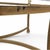 Metal Late 20th Century Attributed LaBarge Glass Top Brass Coffee Table For Sale - Image 7 of 18