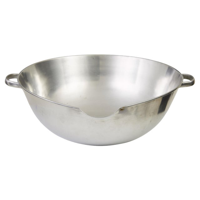 Mid-Century Stainless Steel Bowl, 1960s For Sale