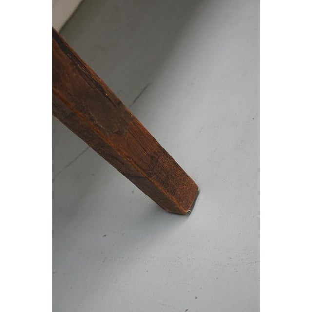 Antique Early 20th Century Dutch Rustic Oak Farmhouse Dining Table For Sale - Image 10 of 18