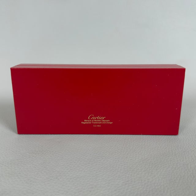 Black Vintage Diabolo Pen Black Lacquer Gold with Box Ref by Must De Cartier, 1990 For Sale - Image 8 of 11