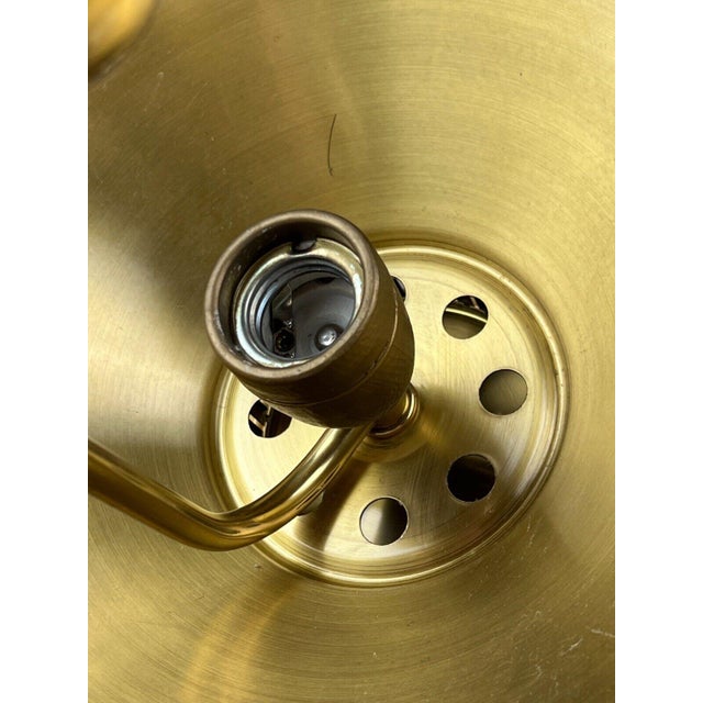 Mid-Century Modern Brass Ceiling Lamp from Frandsen, 1970s For Sale - Image 3 of 14