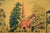 1950s "Sunday Service", Mid-Cent Figurative Village Scene With Church, Frank Serratoni For Sale - Image 5 of 6