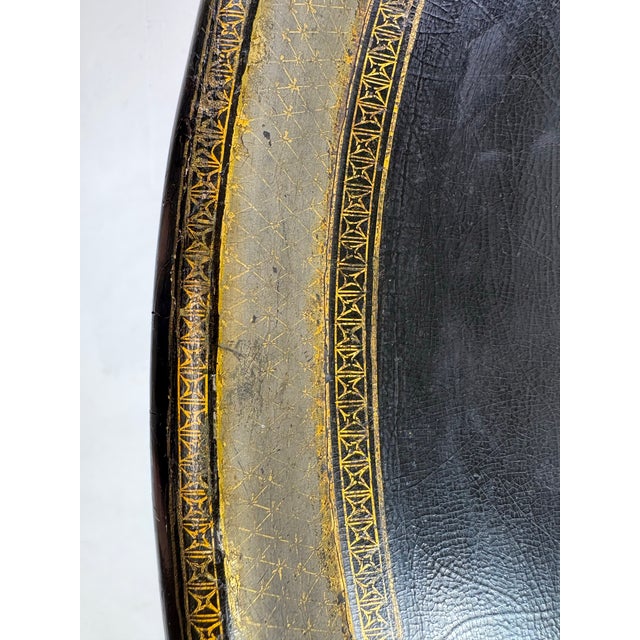 Late 19 Century Regency Style Papier-Mâché Tray Table For Sale - Image 9 of 12