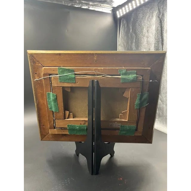 19th C Oil Painting of 'Sheppard and His Flock' Signed by Alfred Schonian For Sale - Image 11 of 12