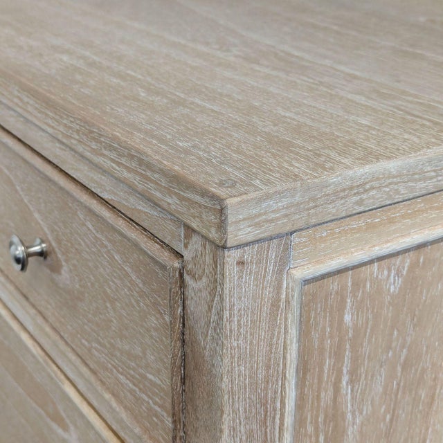 Arhaus Pearson Light Wood 6-Drawer Dresser With Metal Knobs For Sale - Image 10 of 10