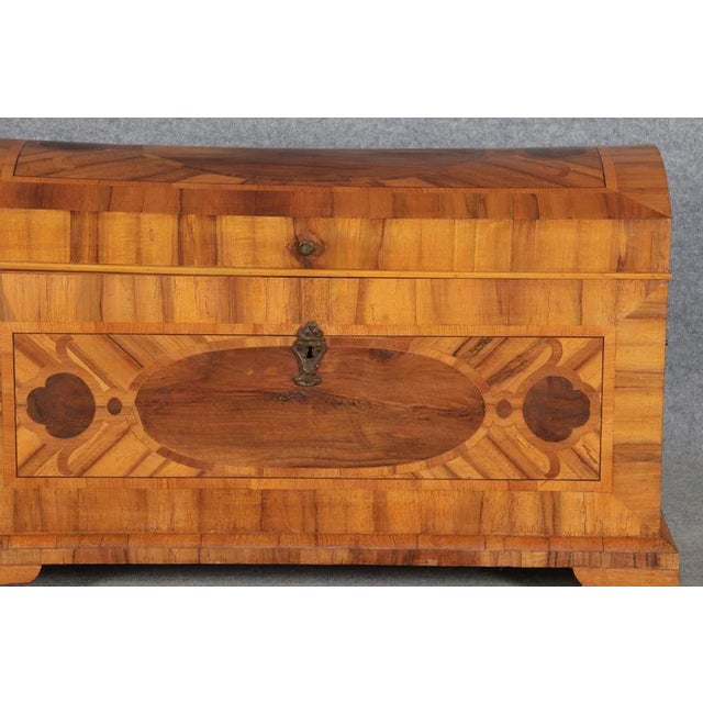 Antique Biedermeier Chest with Walnut Inlay, Early 19th Century For Sale - Image 10 of 18