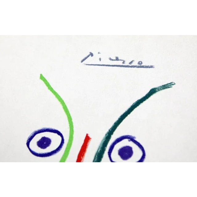 Pablo Picasso "La Amante" 1962 Limited Edition Color Lithograph, Custom Framed For Sale - Image 4 of 8