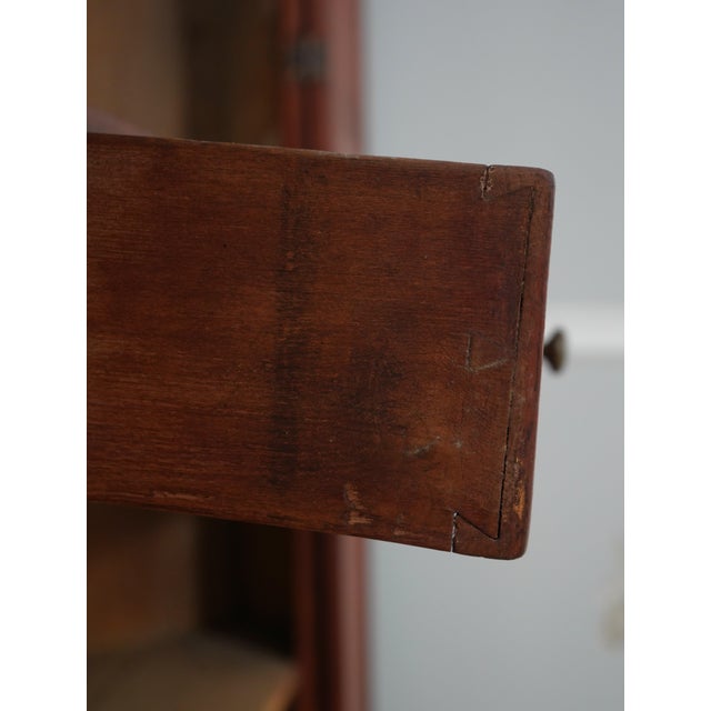 Antique Mid 19th Century Primitive Corner Cabinet For Sale - Image 4 of 18