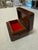 Italian Burlwood Box With Red Felt Interior, 1970s For Sale - Image 4 of 6