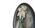 1960s Mid Century Modern Oval 1965 Flower Framed Painting Vintage 1960s - Signed For Sale - Image 5 of 9