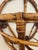 Boho Chic Bamboo & Rattan Round Wall Pocket For Sale - Image 9 of 12