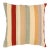 Arteverk Handwoven Reversible Wool Kilim Floor Pillow — Red & Gold Stripe (26") For Sale