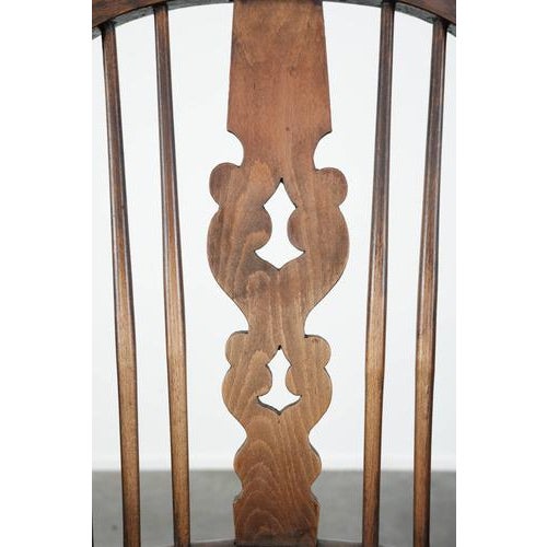 Antique English Highback Windsor Chair, 18th Century For Sale - Image 9 of 15