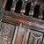 Wood Vintage Spanish Colonial Revival Style Oak Cupboard Hutch Cabinet or Dry Bar Hand Carved For Sale - Image 7 of 12