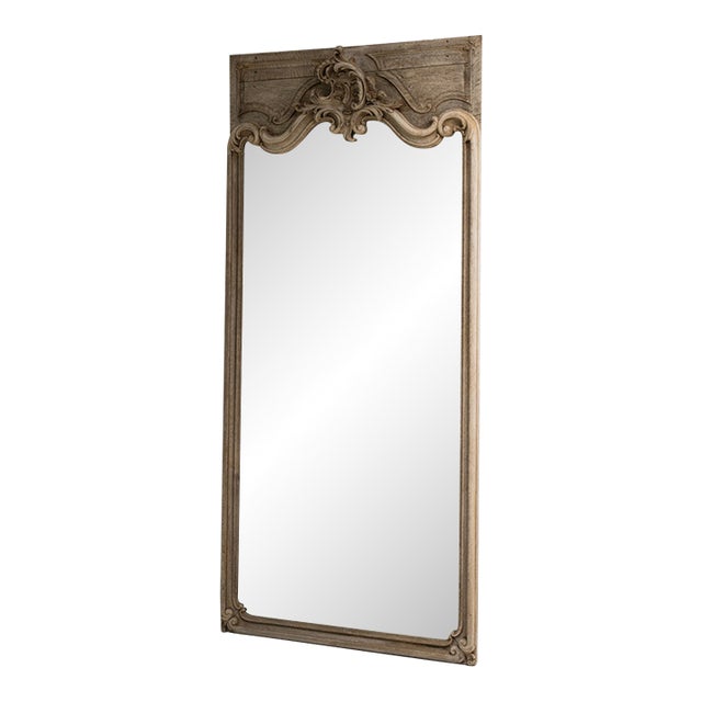 Early 19th Century France Louis XV Gold Oak Mirror For Sale