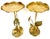 Pair of Carole Stupell Brass Lotus Lily Pad Side Tables, Hong Kong, Circa 1970s For Sale - Image 15 of 16