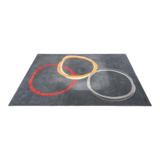 Safavieh Postmodern Gray Geometric Carpet, 13' 3" X 9' 5" For Sale
