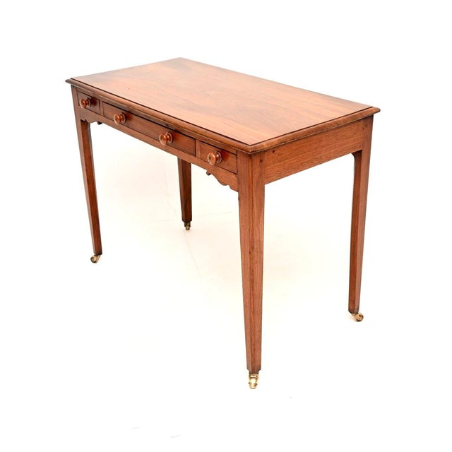 Antique Georgian Writing Table, 1790 For Sale - Image 3 of 11