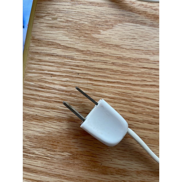 1970s Vintage Glass Murano Style Egg Lamp For Sale - Image 9 of 12