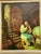 Brown 1990s Original Oil Painting - Monk in Wine Cellar - Signed by R. Schwarz For Sale - Image 8 of 8