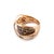 Levian 14k Rose Gold Chocolate & White Diamond Crossover Cocktail Ring, Size 7 For Sale In Houston - Image 6 of 8