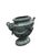 Neoclassical Classical Style Cast Iron Garden Urn With Ram's Head Handles For Sale In West Palm - Image 6 of 11