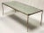 Mid-Century Modern Gilt Bronze Coffee Table with Engraved Glass Top For Sale - Image 9 of 12