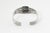 Mid 20th Century Mid 20th Century Southwestern Fred Harvey Style Sterling Silver and Petrified Wood Cuff Bracelet For Sale - Image 5 of 10