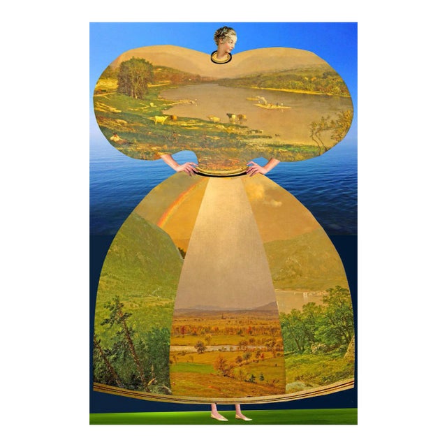 Plate No. 182, Abstract, Collage, Landscape, Ocean For Sale